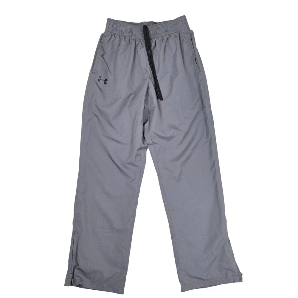 Under Armour HeatGear Track Pants Mesh Gray Mens M FAIR Techwear Minimalist